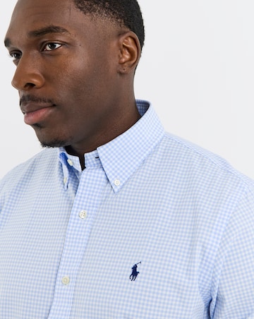 Polo Ralph Lauren Long Sleeve Poplin Stretch Shirt - Blue
