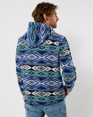 Joe Browns Hit The Waves Jacquard Hood - Blue Multi