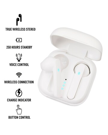 Reflex Active Series 17 Black Smart Watch and True Wireless Sound Earbud Set