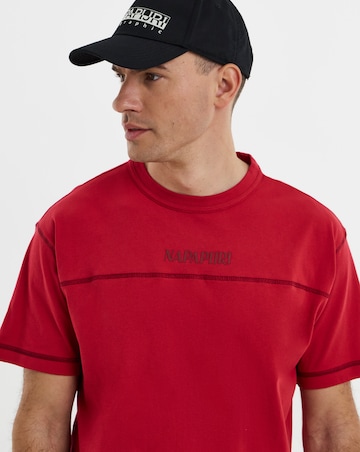 Napapijri Umbra Short Sleeve T-Shirt - Red