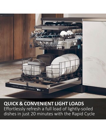 Haier i-Pro Shine Series7 XF4A4M0W80 Dishwasher 14 Place White Install