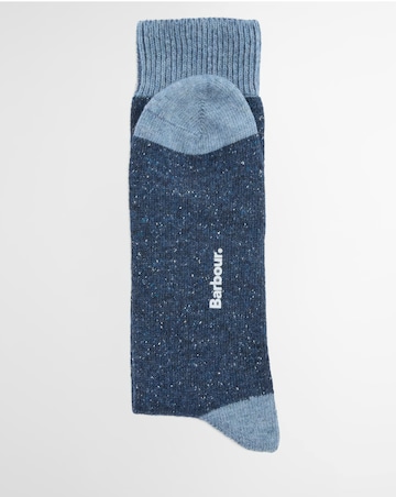 Barbour Fair Isle Sock 2 Pack - Midnight Oak