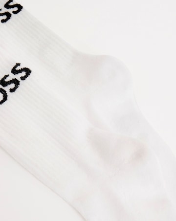 BOSS 6 Pack White Sports Socks