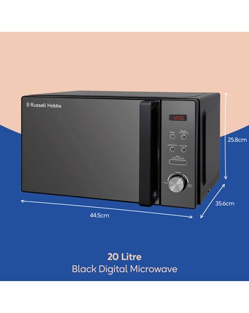 Russell Hobbs RHM2076B 20Litre Digital Microwave - Black