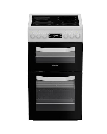 Hotpoint HDE5VDCW 50cm Electric Double Cooker Ceramic Hob - White Installation