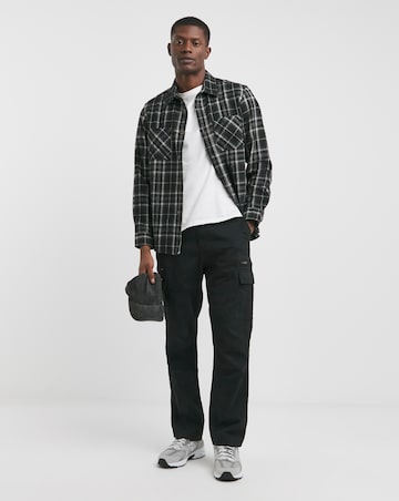 Double Pocket Check Overshirt