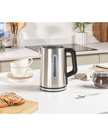 Salter Stainless Steel Kettle, Toaster and Microwave