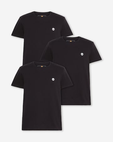 Timberland Dunstan River 3-Pack T-Shirt - Black
