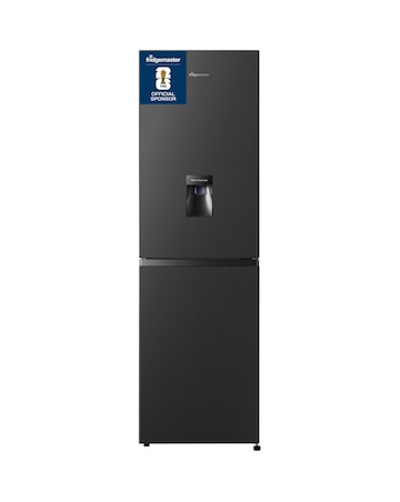 Fridgemaster MC55240DEB Fridge Freezer with Water Dispenser- E Rated