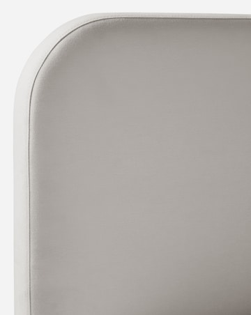 Emery Fabric Storage Ottoman Bed with 3 Layer Memory Foam Hybrid Mattress