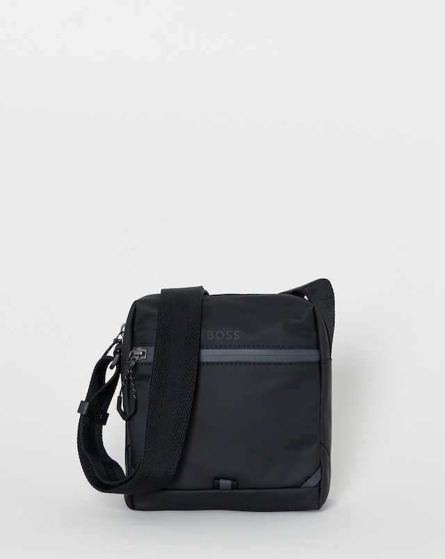 BOSS Nylon Cross Body Bag - Black
