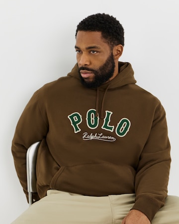 Polo Ralph Lauren Logo Hoodie - Brown