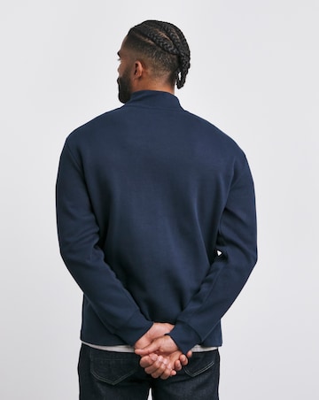 Armor Lux 1/4 Zip Sweatshirt - Navy