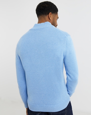 Polo Ralph Lauren 1/2 Zip Knit Jumper - Soft Royal