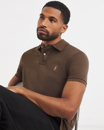 Polo Ralph Lauren Classic Short Sleeve Polo - Brown Heather