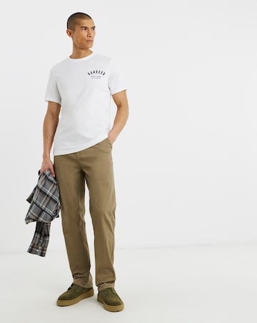 Barbour Short Sleeve Preppy T-Shirt - White