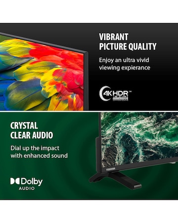 Toshiba 43UV1563DB 43in 4k Ultra HD Smart TV with Freely