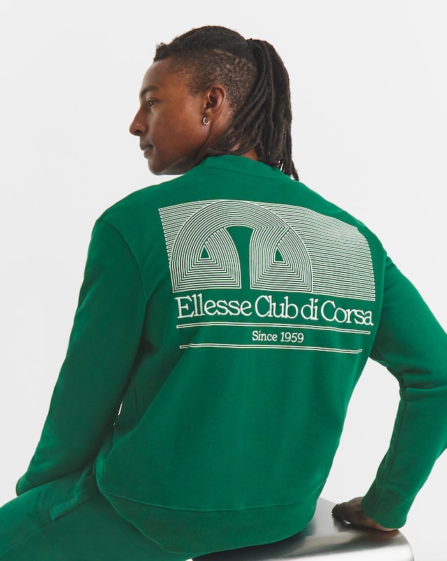 ellesse Club Di Corsa Crew Neck Sweatshirt