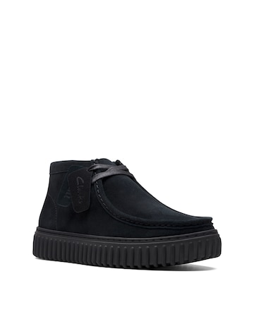 Clarks Suede Torhill Boots - Black