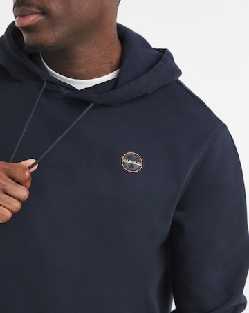 Napapijri Badge Hoodie - Navy