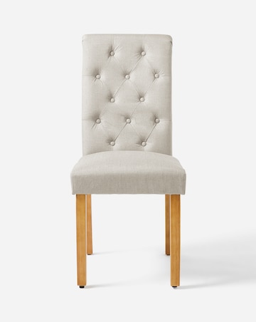 Dakota 4 Seater Dining Table with 4 Ava Button Back Chairs