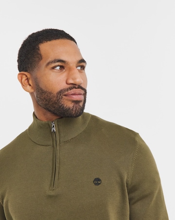 Timberland Cotton 1/4 Zip Jumper
