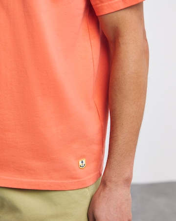 Armor Lux Classic Crew Neck T-Shirt - Coral