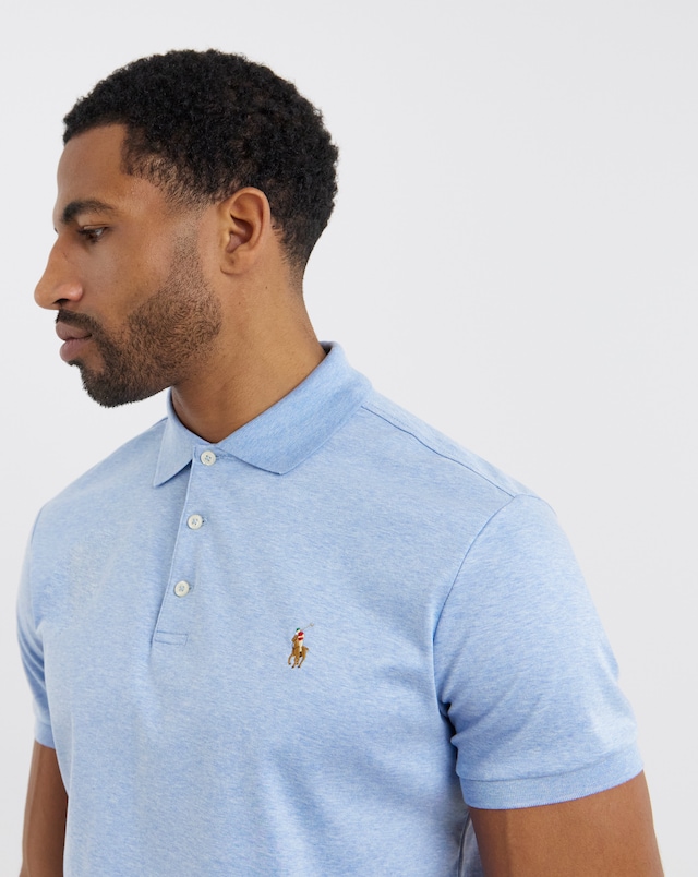 Polo Ralph Lauren Short Sleeve Soft Cotton Polo - Blue