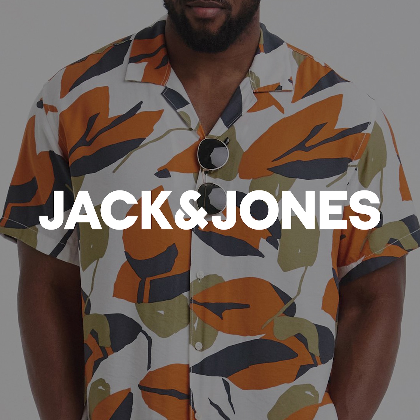 Jack & Jones. Model wears Jack & Jones Marshall Shirt - Cloud Dancer