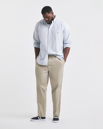 Polo Ralph Lauren Classic Long Sleeve Stripe Oxford Shirt - Blue/ White