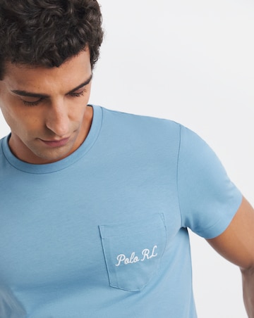 Polo Ralph Lauren Short Sleeve Bear Back Print T-Shirt - Blue