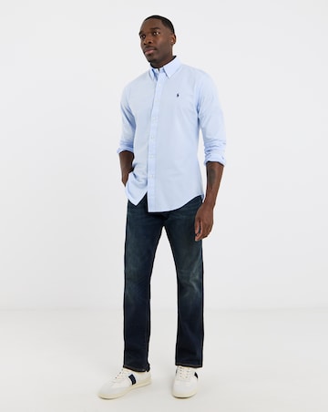 Polo Ralph Lauren Long Sleeve Poplin Stretch Shirt - Blue
