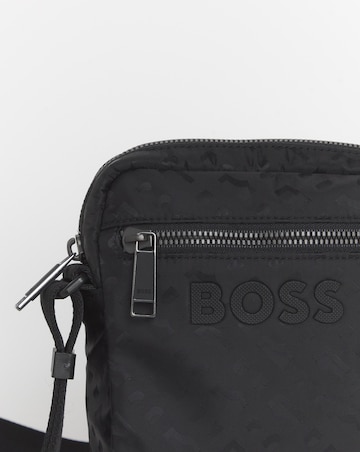 BOSS Catch Logo Reporter Bag - Black