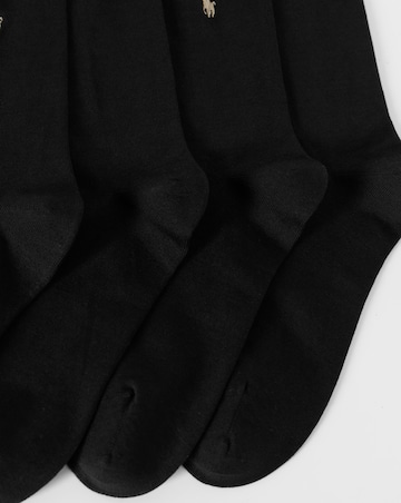 Polo Ralph Lauren 2 Pack Mercerized Crew Sock - Dark Brown