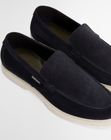 Barbour Carty Suede Loafer - Navy