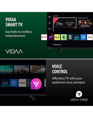 Toshiba 43UV1563DB 43in 4k Ultra HD Smart TV with Freely