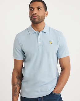 Lyle &amp; Scott Short Sleeve Textured Polo - Riviera