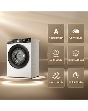 Hisense 3S Series WF3S8043BW WiFi-enabled 8kg 1400 Spin Washing Machine - White