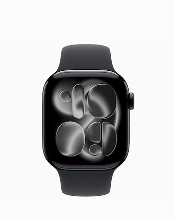 Apple Watch Series 11 GPS + Cellular 46mm - Black Sport Band - S/M