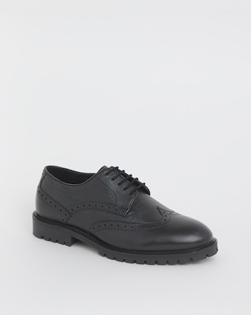 Leather Brogues Extra Wide Fit