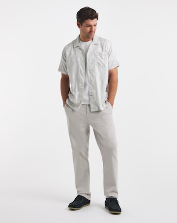 Barbour Newmill Short Sleeve Printed Summer Fit Shirt - White