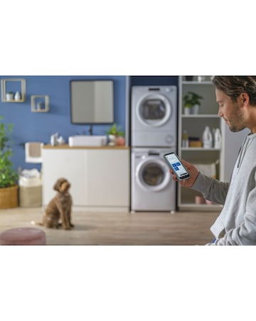 Candy Smart Pro CROE H9A3TE-80/N WiFi 9kg Heat Pump Tumble Dryer White + Install