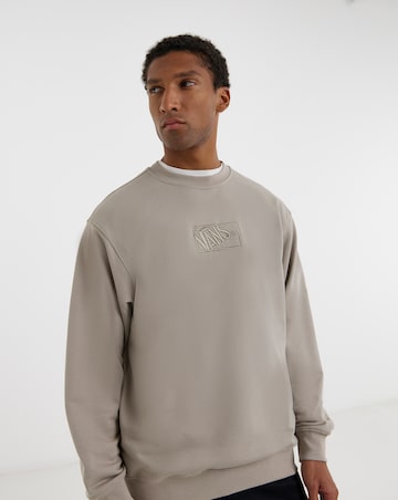VANS Blocked Box Loose Crewneck Sweatshirt
