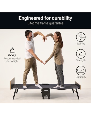 Jay-Be Grand Folding Bed with e-Pocket Mattress - Single