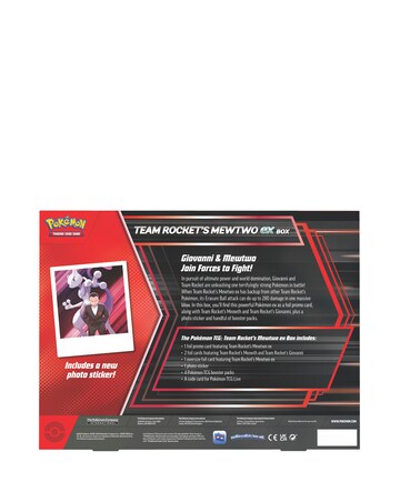 Pokemon TCG: Team Rocket's Mewtwo ex Box