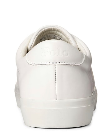 Polo Ralph Lauren Longwood Leather Trainer - White