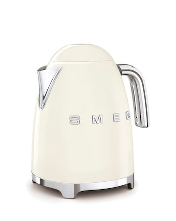 Smeg Kettle and 4 Slice Toaster Cream