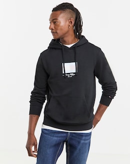 Tommy Hilfiger Ithaca Flag Hoodie - Black