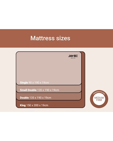 Jay-Be Ryze Deep Quilted Sprung Mattress - Medium