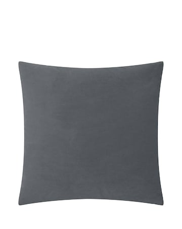 Paoletti Evoke Cut Velvet Large Cushion Cover - Charcoal